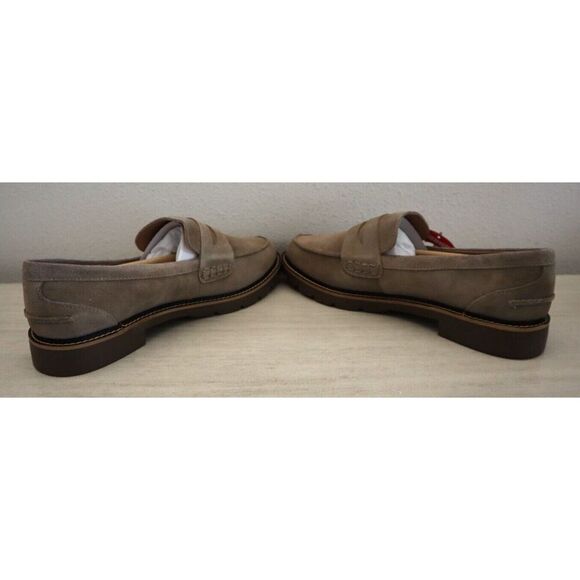 Blondo PENN01SD-275 Women's Sz 8.5M Taupe Suede Penny Waterproof Loafers - Picture 3 of 9